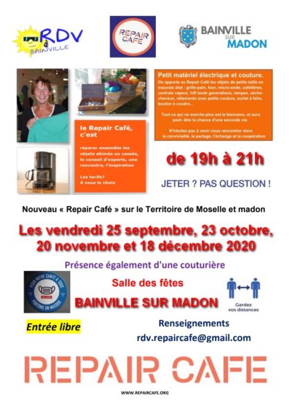 Lire la suite à propos de l’article Repair café à Bainville !