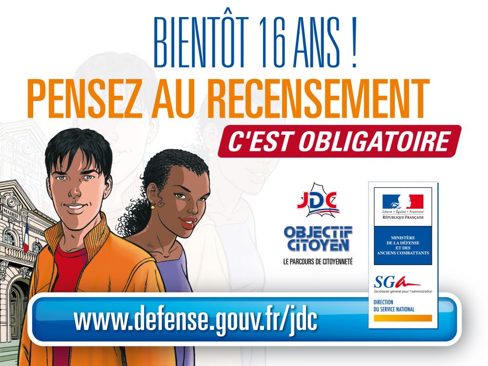 You are currently viewing Recensement militaire obligatoire dès 16 ans