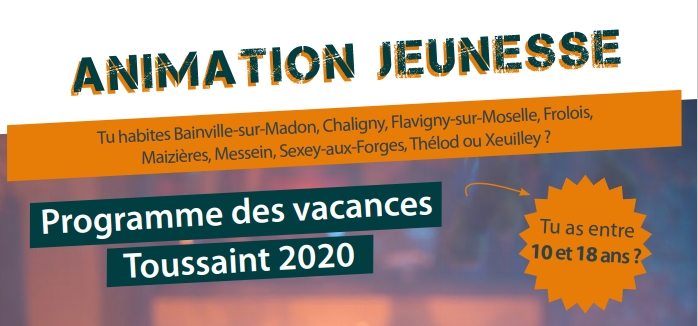 You are currently viewing Accueil jeunes CCMM : Programme des vacances de la Toussaint