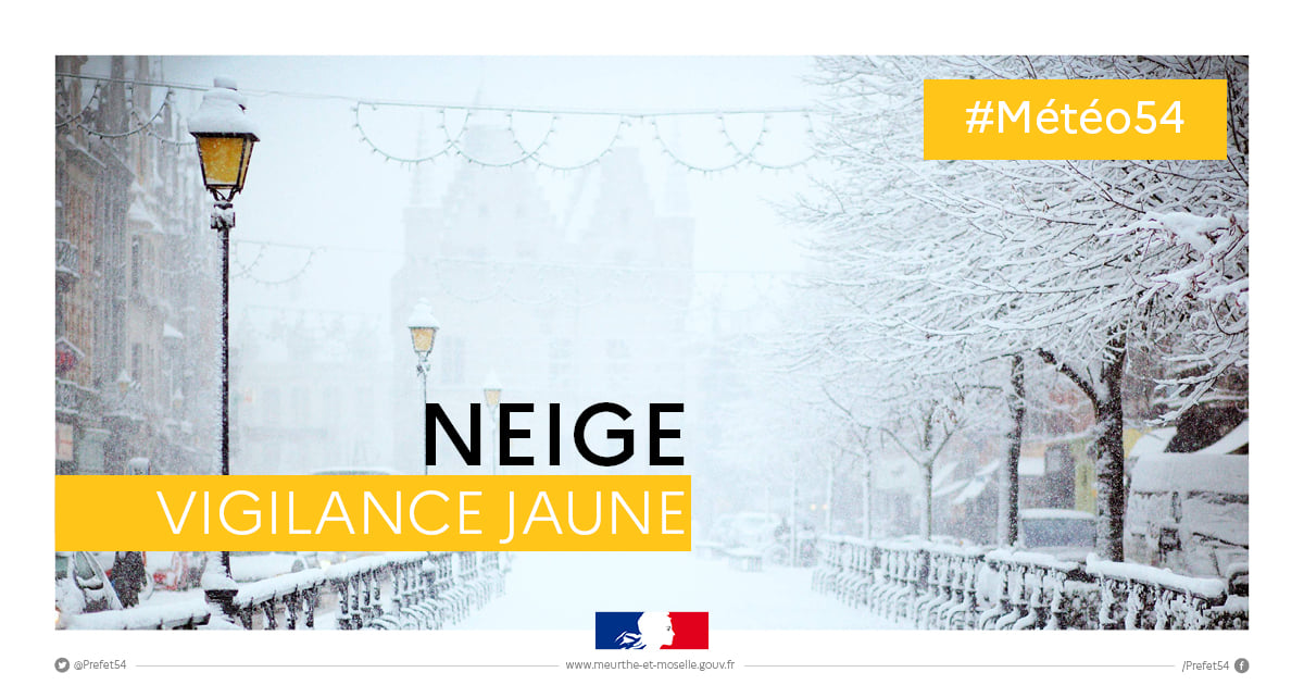 You are currently viewing Vigilance jaune pour des chutes de neige