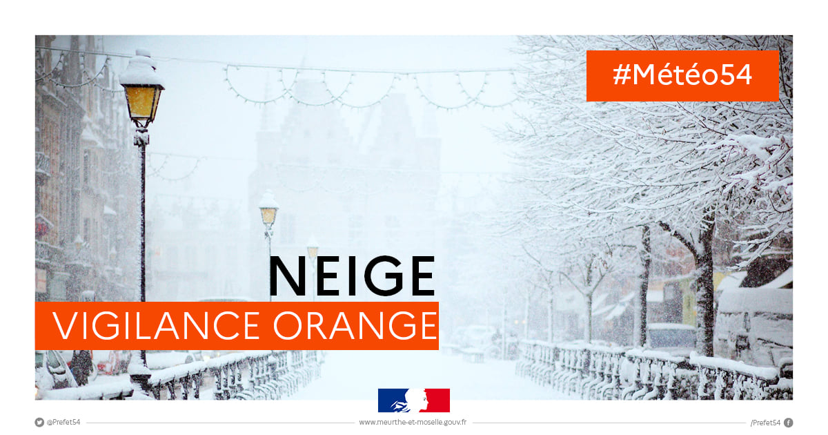 Lire la suite à propos de l’article Vigilance orange pour des chutes de neige