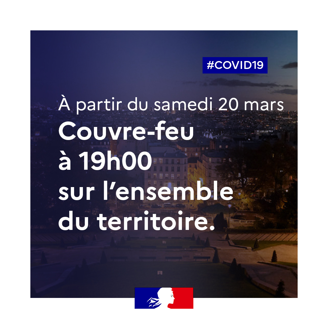 You are currently viewing Couvre-feu de 19h à 6h