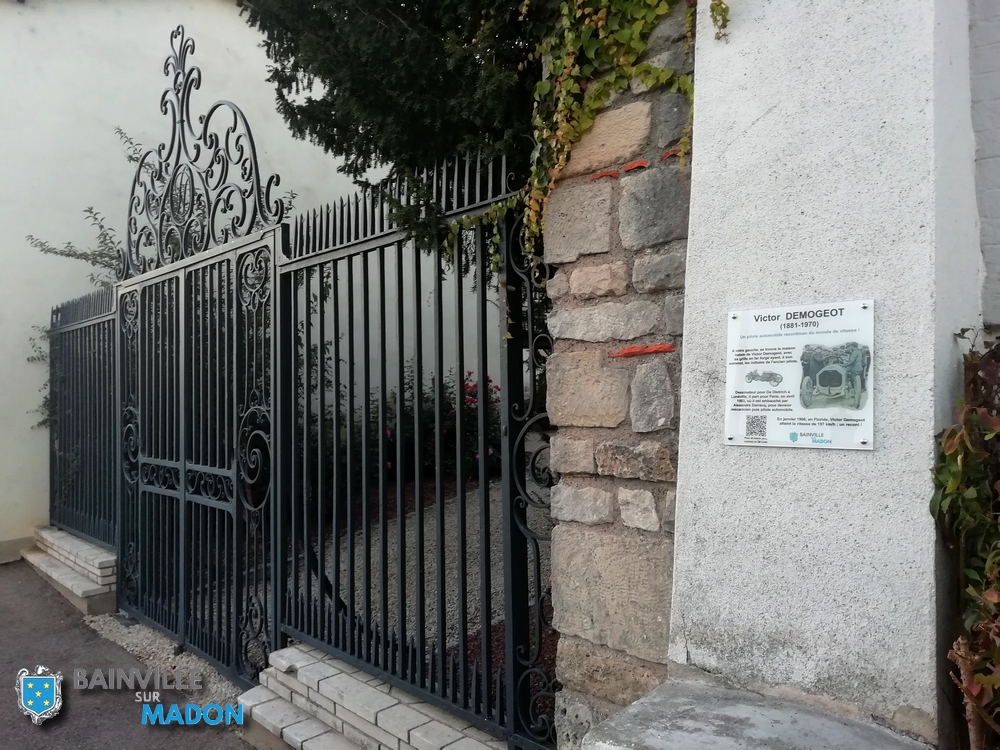 You are currently viewing Inauguration de la plaque dédiée à Victor Demogeot (dimanche 26 septembre 2021)