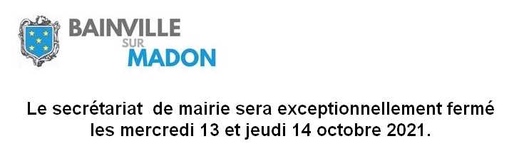 Lire la suite à propos de l’article Fermeture exceptionnelle de la mairie