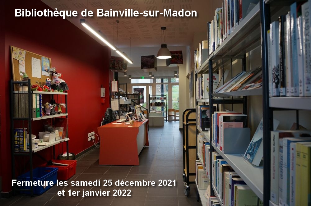 Lire la suite à propos de l’article Fermeture de la bibliothèque de Bainville pendant les vacances de Noël