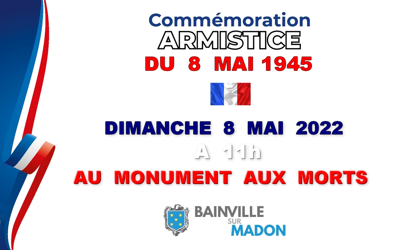 Lire la suite à propos de l’article Cérémonie du 8 mai 2022