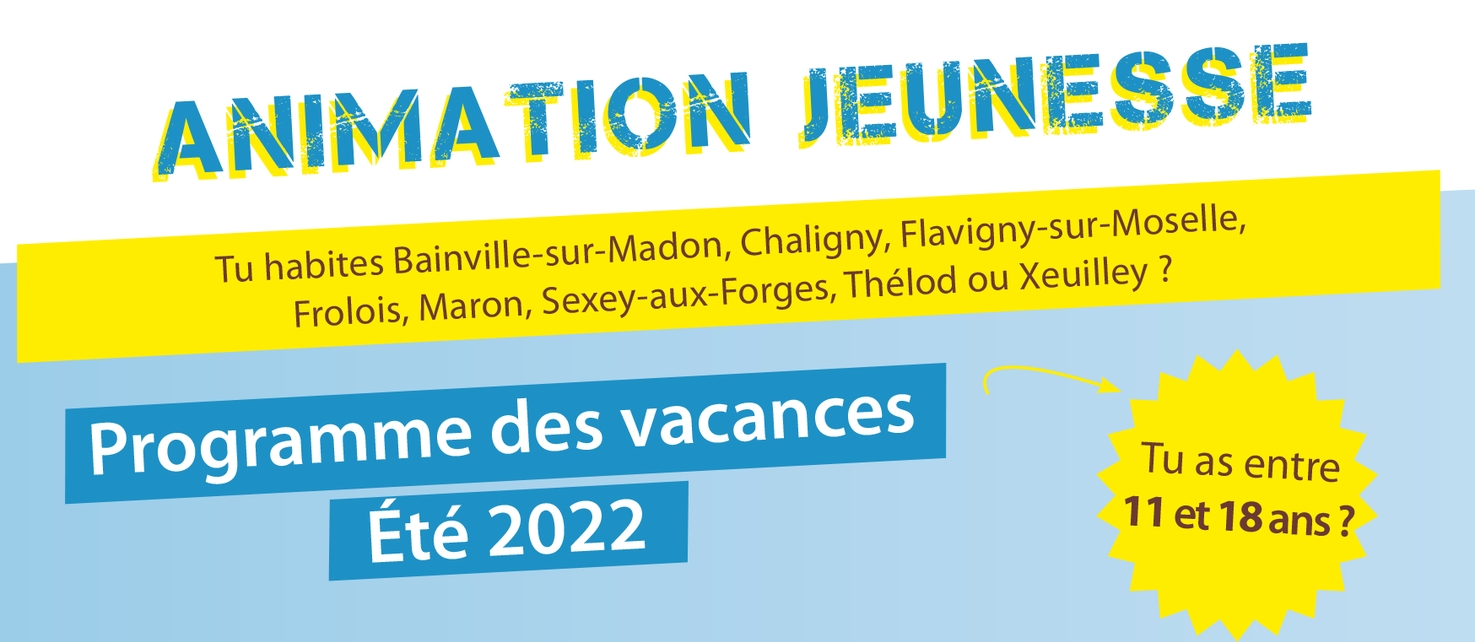 You are currently viewing Animation jeunesse de la CCMM (11-18 ans) – Eté 2022