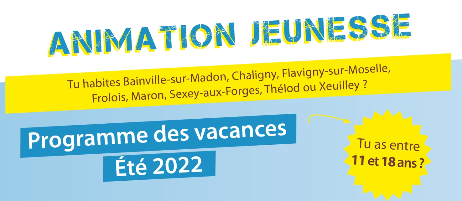 Lire la suite à propos de l’article Animation jeunesse de la CCMM (11-18 ans) – Eté 2022