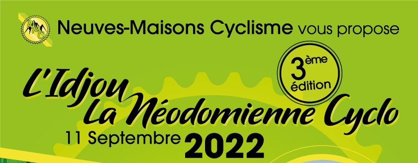 You are currently viewing L’Idjou – La Néodomienne Cyclo (Dimanche 11 septembre 2022)
