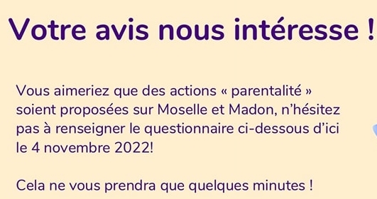 Lire la suite à propos de l’article Sondage sur la « parentalité »