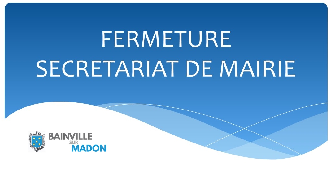 Lire la suite à propos de l’article Fermeture exceptionnelle du secrétariat de mairie (28 octobre et 2 novembre 2022)