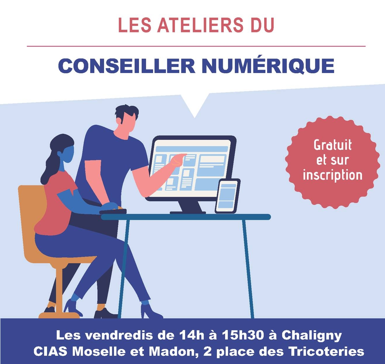 You are currently viewing Ateliers numériques à la CCMM (Fév.-Mars 2023)