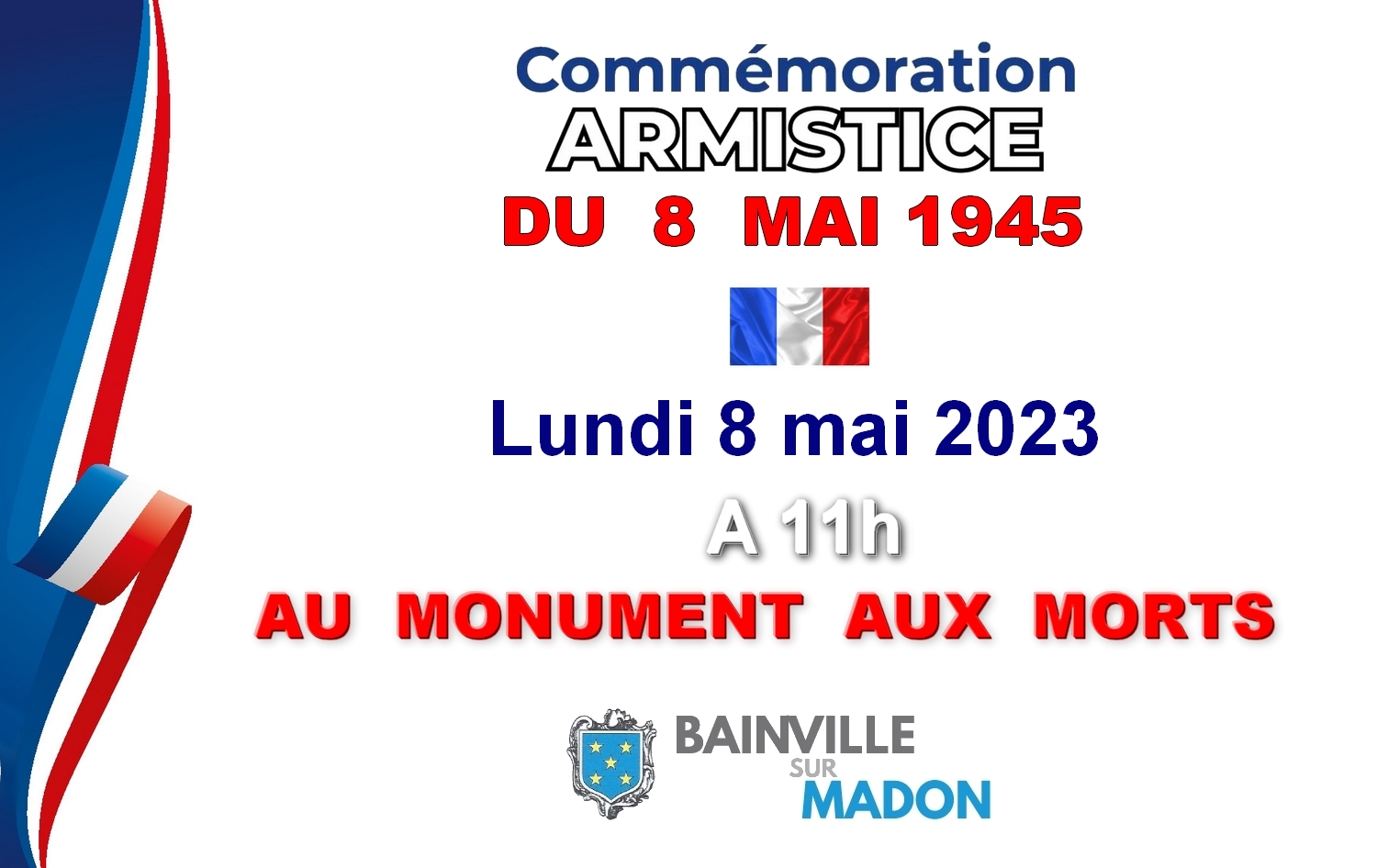 You are currently viewing Cérémonie du 8 mai 2023