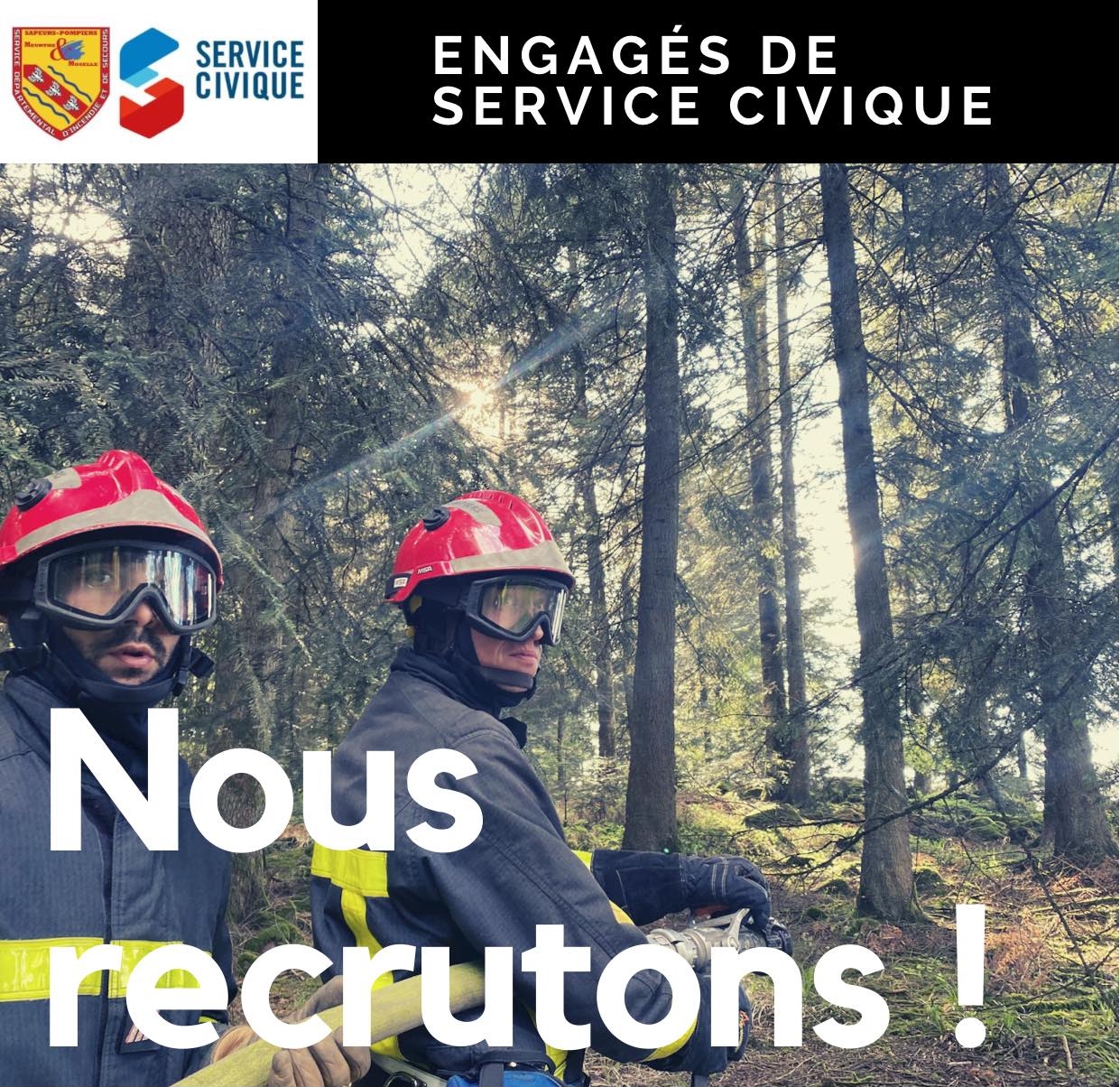 You are currently viewing Le SDIS54 recrute des engagés de service civique