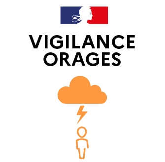 Lire la suite à propos de l’article Vigilance météo « orages » (dimanche 9 juillet)