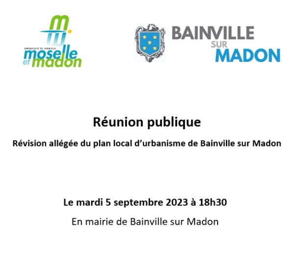 Lire la suite à propos de l’article Réunion publique sur le PLU (5 septembre 2023)