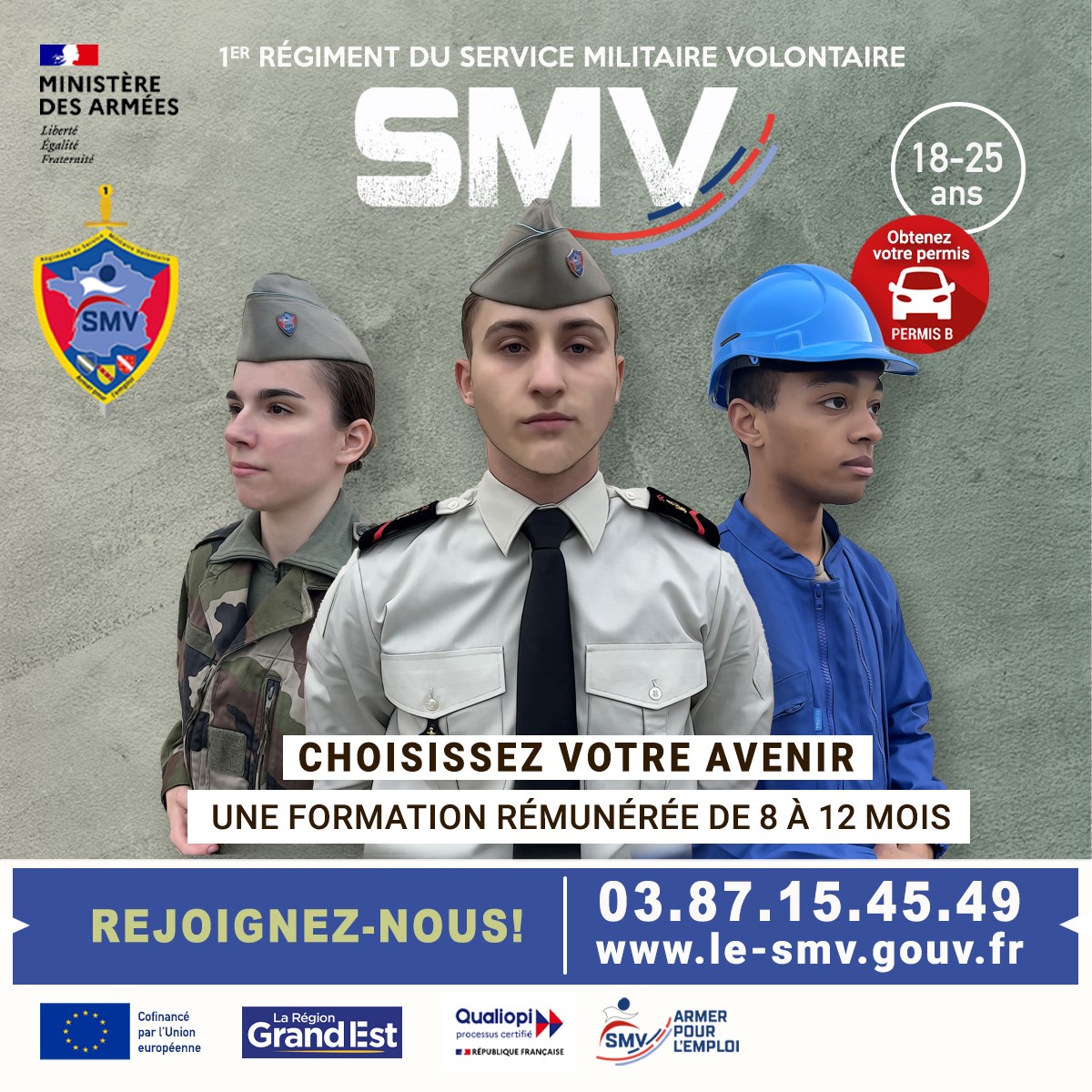 Lire la suite à propos de l’article Dispositif du service militaire volontaire !