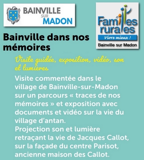 Lire la suite à propos de l’article Journées du Patrimoine 2023 à Bainville-sur-Madon !