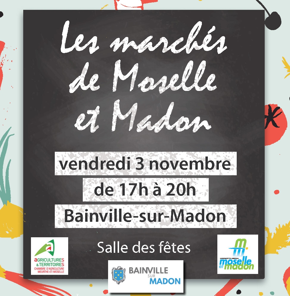 Lire la suite à propos de l’article Le Marché de producteurs à Bainville-sur-Madon (3 novembre 2023)