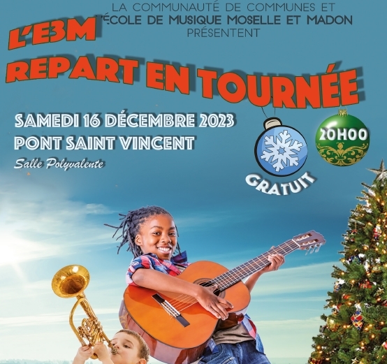 You are currently viewing Concert de l’Ecole de Musique E3M (16 décembre 2023)