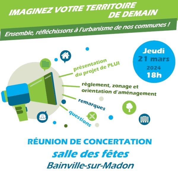 Lire la suite à propos de l’article PLUI : Réunion de concertation (21 mars 2024)