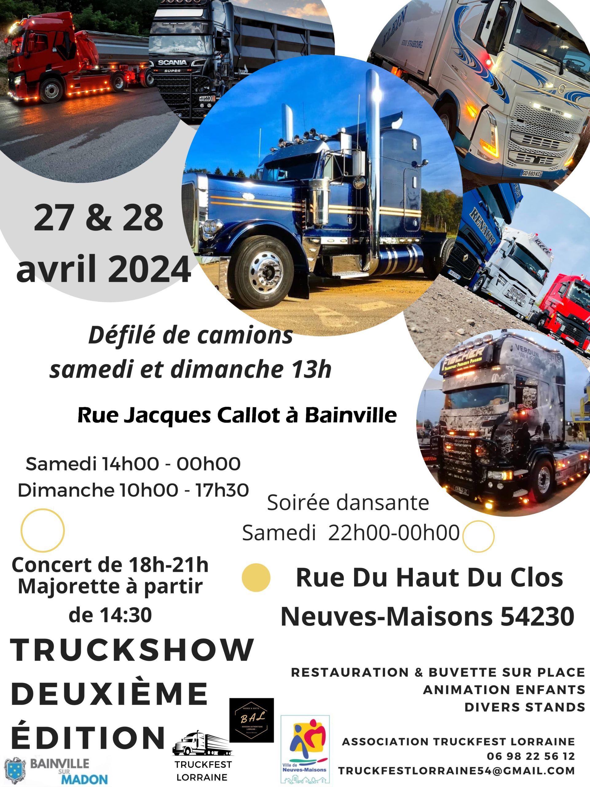 Lire la suite à propos de l’article Défilé de camions du 2e Truckshow