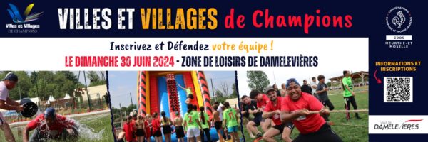 Lire la suite à propos de l’article Villes et villages de champions 2024 avec le CDOS 54