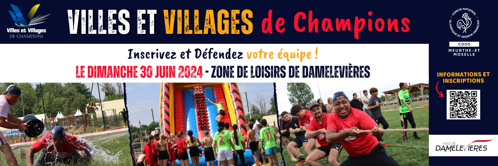 Lire la suite à propos de l’article Villes et villages de champions 2024 avec le CDOS 54