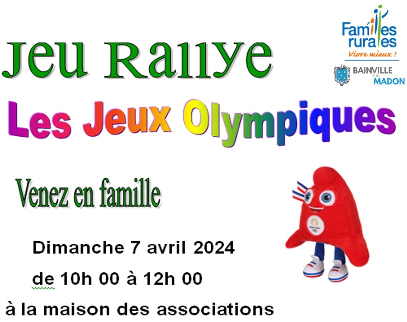 You are currently viewing Jeu rallye « Les Jeux Olympiques » (7 avril 2024)