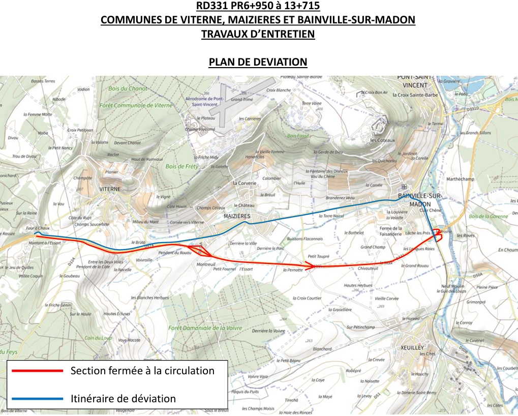 You are currently viewing Arrêté préfectoral relatif aux prescriptions de circulation appliquées sur la RD331 et bretelles  du 10 au 20 juin 2025
