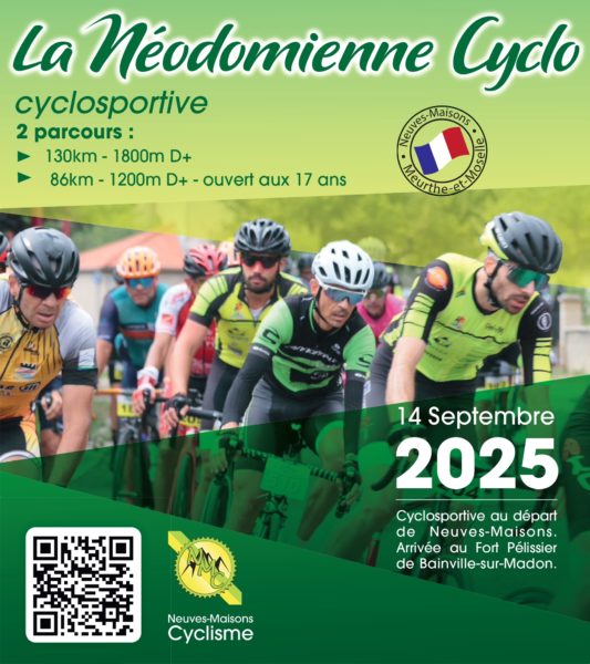 Lire la suite à propos de l’article Arrêté départemental pour la course cycliste « La Néodomienne Cyclo 2025 »