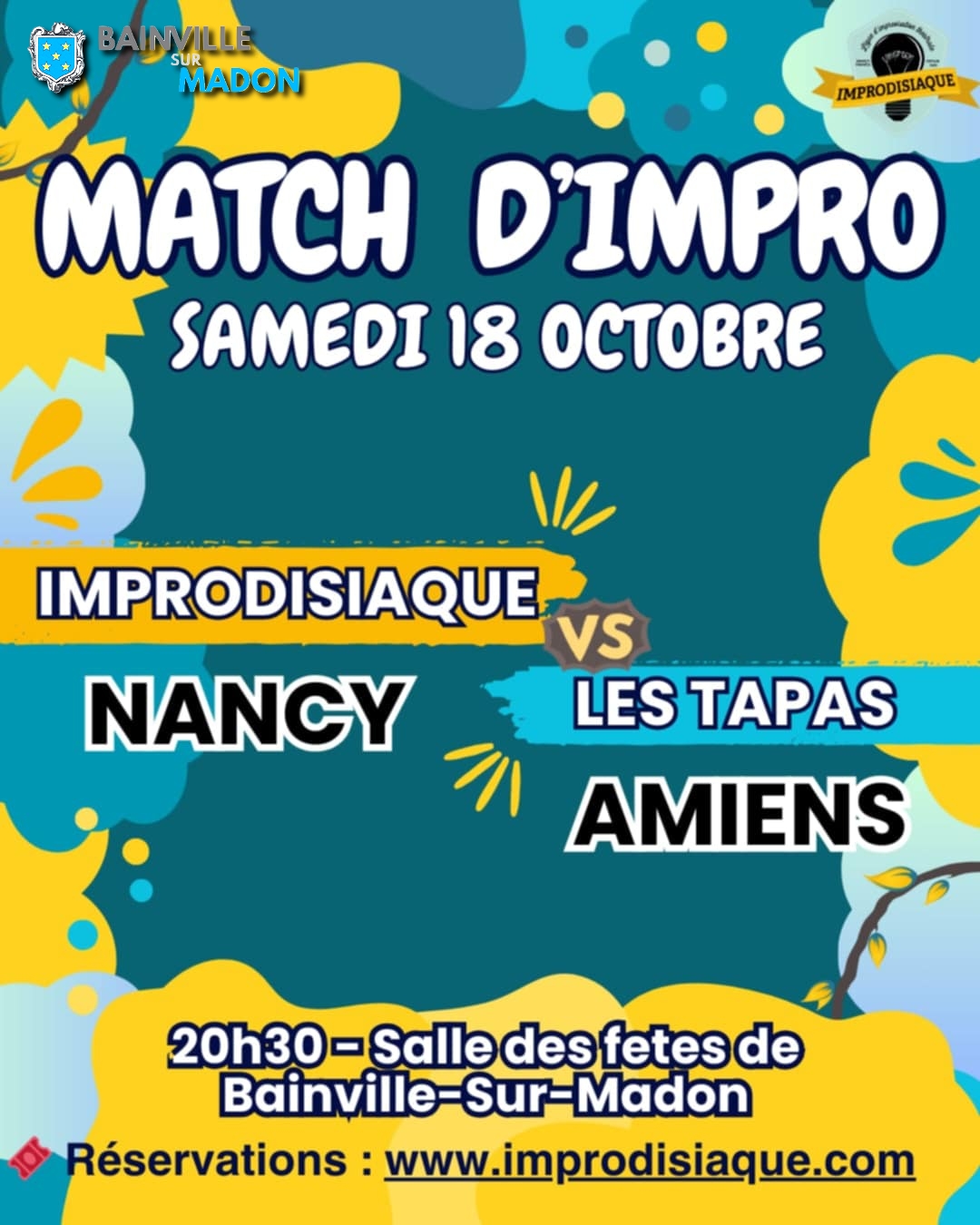 You are currently viewing Match d’Impro : Nancy vs Amiens (18 octobre 2025)