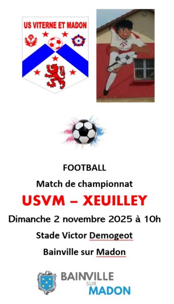 Lire la suite à propos de l’article Match de football (2 nov. 2025)