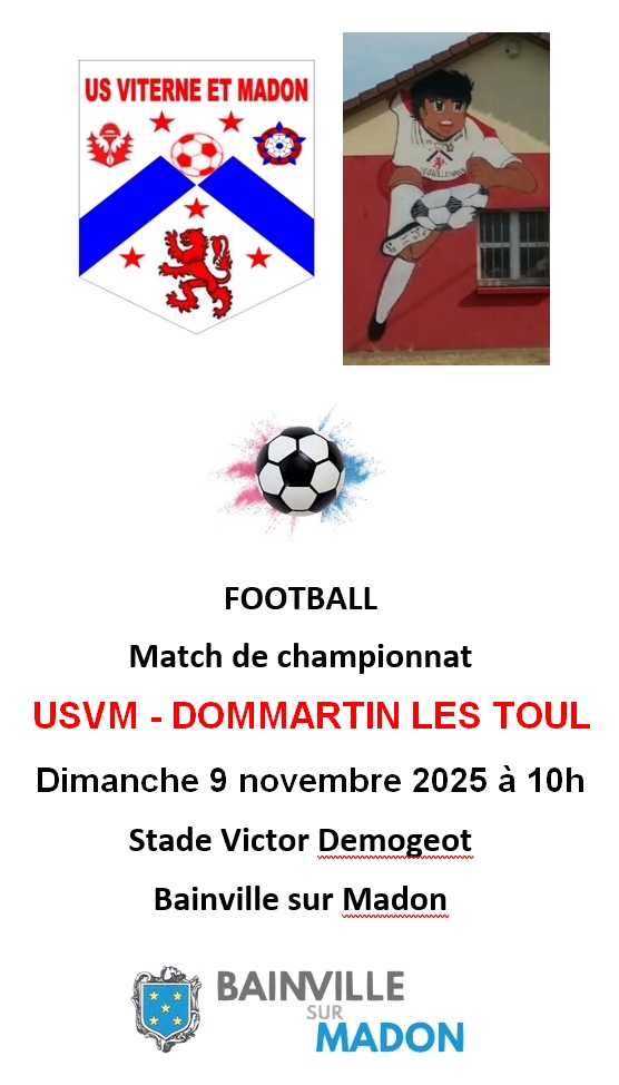 Lire la suite à propos de l’article Match de football (9 nov. 2025)