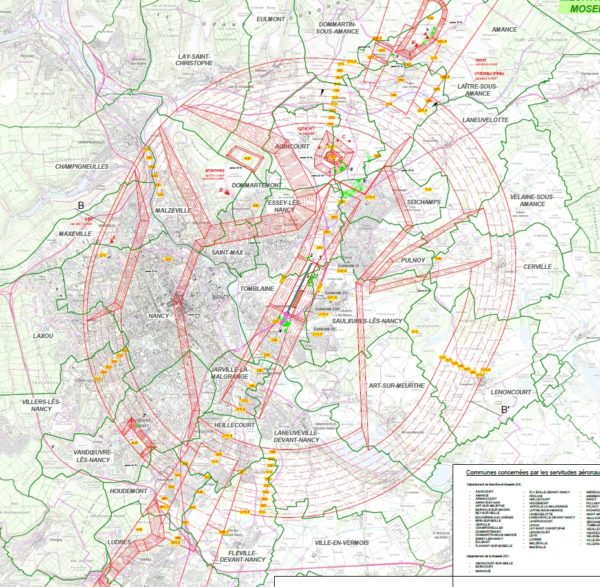 Lire la suite à propos de l’article Arrêté préfectoral relatif aux servitudes aéronautiques de dégagement de l’aérodrome de Nancy Essey.