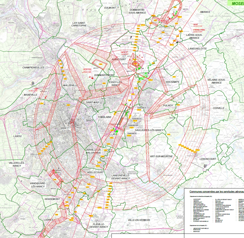Lire la suite à propos de l’article Arrêté préfectoral relatif aux servitudes aéronautiques de dégagement de l’aérodrome de Nancy Essey.