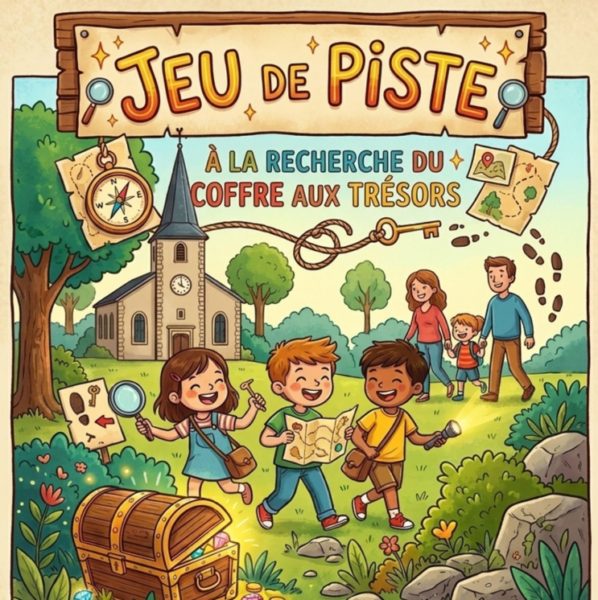 Lire la suite à propos de l’article Jeu de piste « A la recherche du coffre aux trésors » (30 mai 2026)