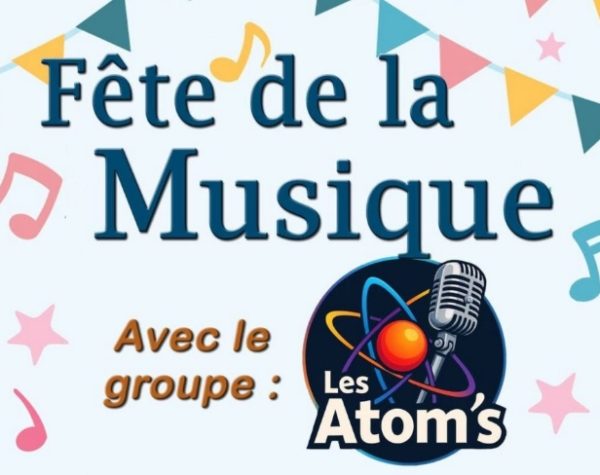 Lire la suite à propos de l’article Fête de la musique 2026 avec les Atom&rsquo;s