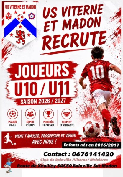 Lire la suite à propos de l’article L&rsquo;équipe de football USVM (U10-U11) recrute !