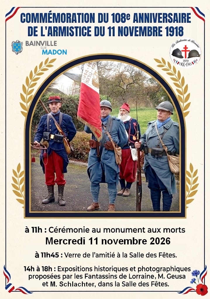 You are currently viewing Cérémonie du 11 novembre, expositions et auteurs sur la Grande Guerre