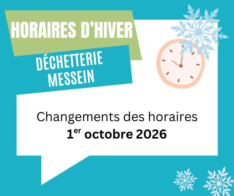 You are currently viewing Déchetterie de Messein : Horaires d&rsquo;hiver (jusqu&rsquo;au 31 mars 2027)
